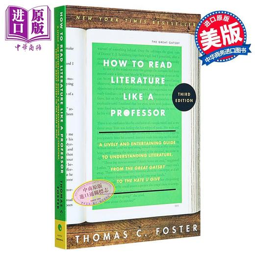 预售 【中商原版】如何像教授一样阅读文学作品 第3版 英文原版 How to Read Literature Like a Professor Thomas C Foster 商品图0