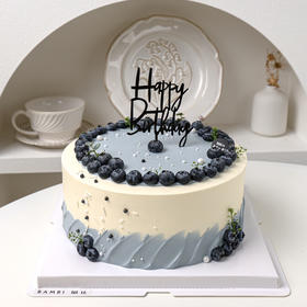 蓝莓 丨 水果蛋糕