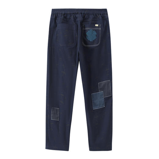 ONIARAI/鬼洗 石化古乌符号补丁拼布印花休闲裤 24A7407 商品图7