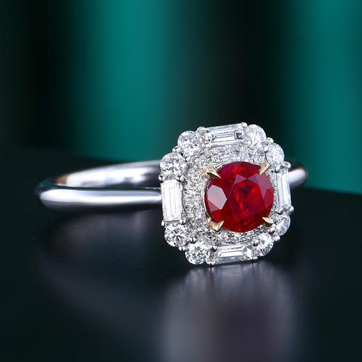 0.88ct刻面红宝石戒指 商品图2