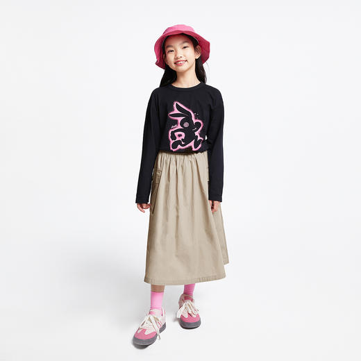 女童梭织半裙夏季新款安奈儿童装EG523039 商品图3