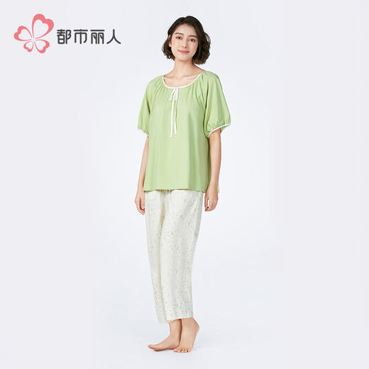 都市丽人女士棉质短袖套装薄40支TC拉架会员精选短袖类LHH2H5 商品图2