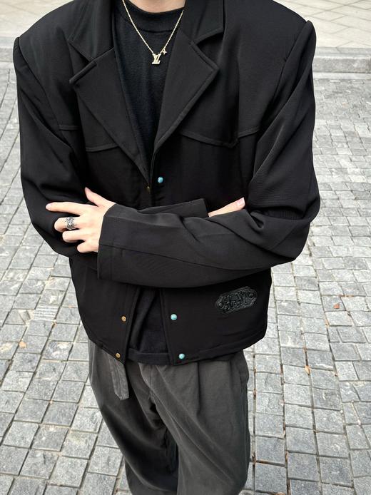 驴家  24fw绿松石羊毛西装夹克外套 商品图0