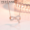 Veecans 蝴蝶结玫瑰金项链·镶嵌SW锆石  N3010-SR1W1 商品缩略图4