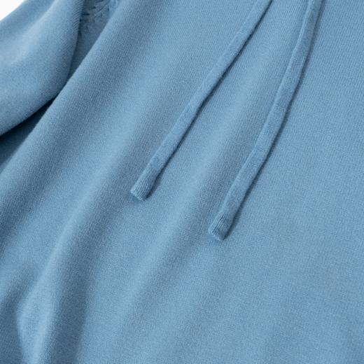 茧墨 时尚减龄日式针织连帽卫衣 商品图4