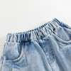 马克珍妮女童甜酷软牛仔半身裙宝宝短裙2025年夏装新款裙子250202 商品缩略图4