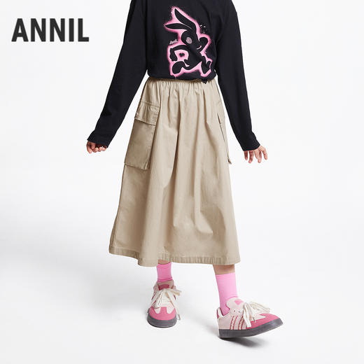 女童梭织半裙夏季新款安奈儿童装EG523039 商品图2