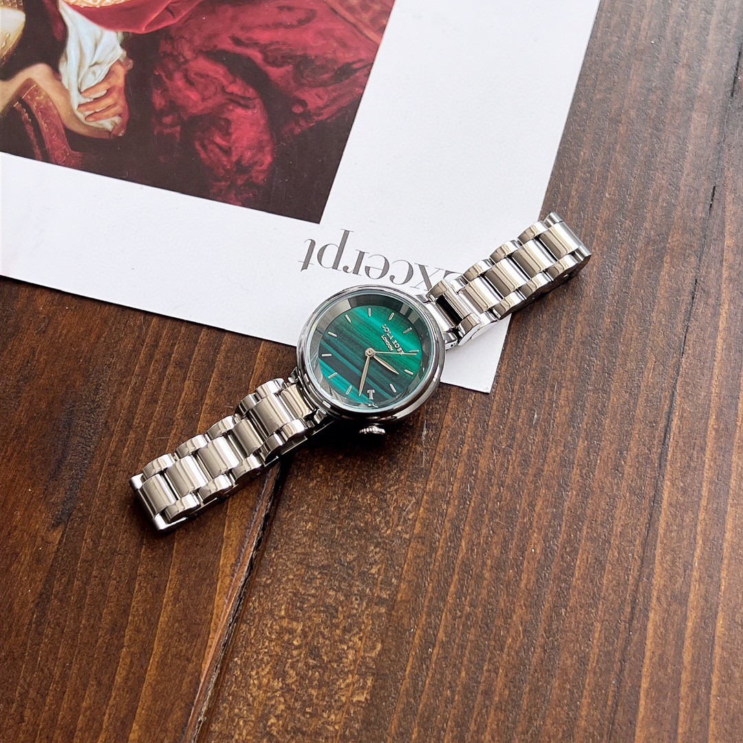 【情人节礼物】Lola Rose罗拉玫瑰午逅小绿表女士手表女款小众轻奢圆盘腕表