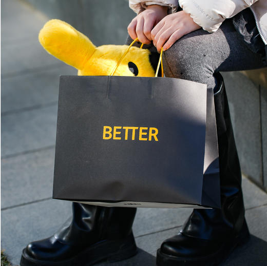 better中号商务手提袋黑色 商品图0