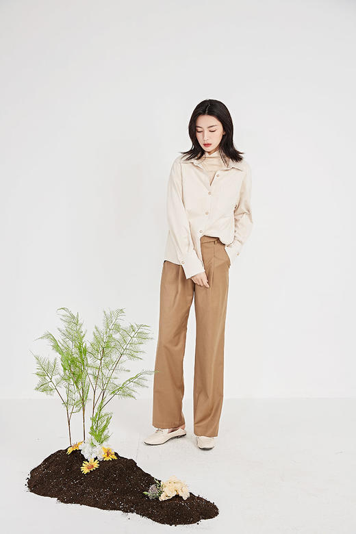 NUTS春季新款时尚休闲百搭长裤女211073024B 商品图3