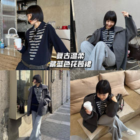 新品上身 | 春日的第一波，复古的藏蓝色带来新的氛围！