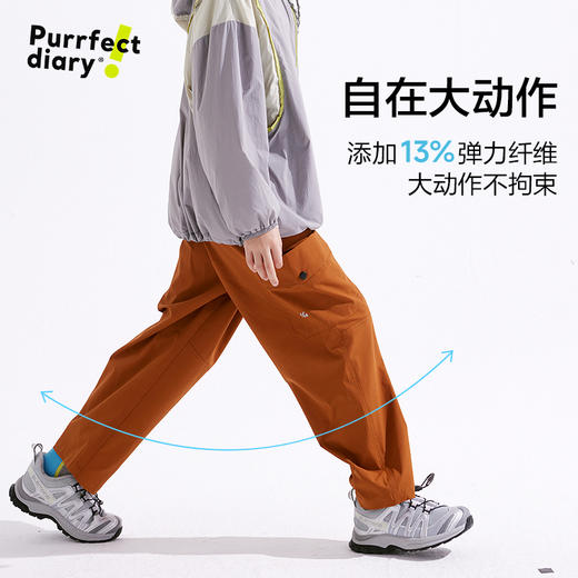 【轻量】【咕噜日记】童装儿童泡芙裤男女童宽松工装裤中大童百搭裤子PCK2505 商品图4