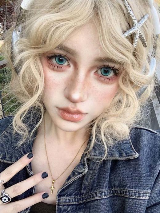 GIRLS'S LINE 日抛（两片装） 雪后告白 直径14.5mm着色13.8mm 商品图0