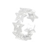 【星辰醉卧】S925银镂空星星开口戒指【BF-RS3060】 商品缩略图3