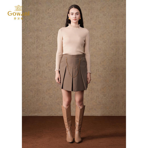 乔万尼冬新款羊毛针织衫保暖修身羊毛衫ET4M927 商品图1