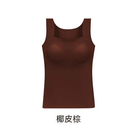 雀说 秋冬保暖山茶花油背心无痕7A抗菌自发热打底高弹可外穿女6840 商品图3