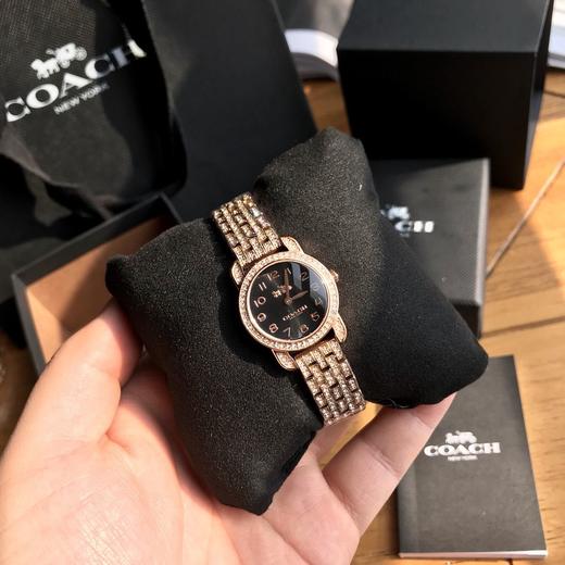 【情人节礼物】春夏季新款女士石英手表 玫瑰金银蓝盘小表盘闪亮精致腕表 商品图6