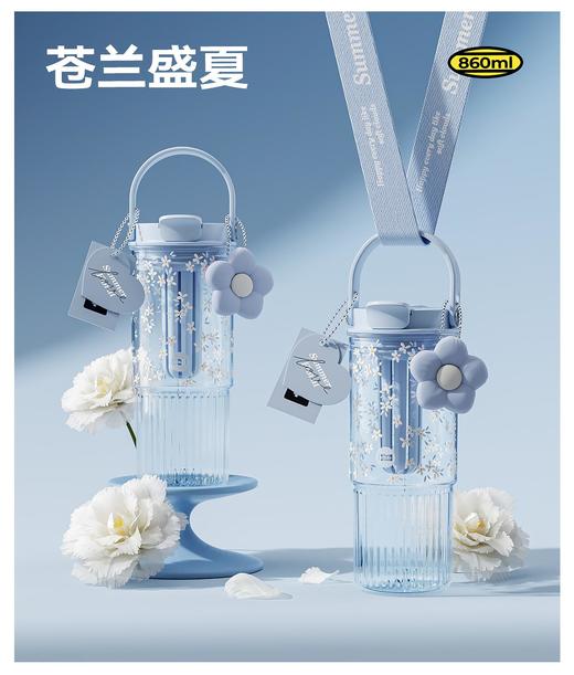 世大家吸管杯大容量水杯2025新款860ml    SY 商品图6