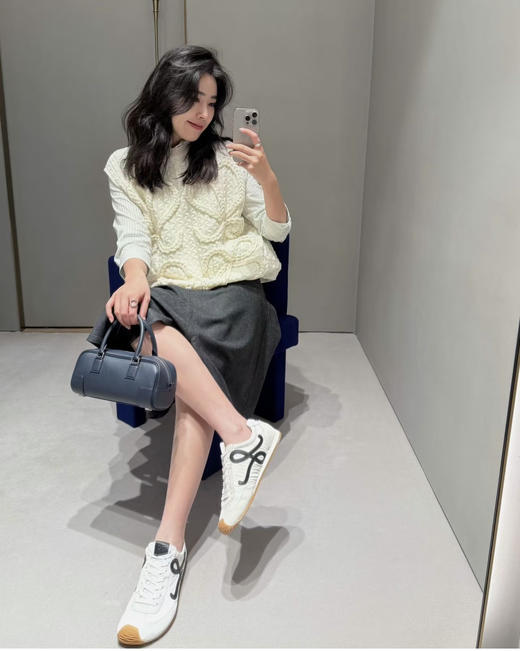 韩系拼色芭蕾德训鞋 商品图0