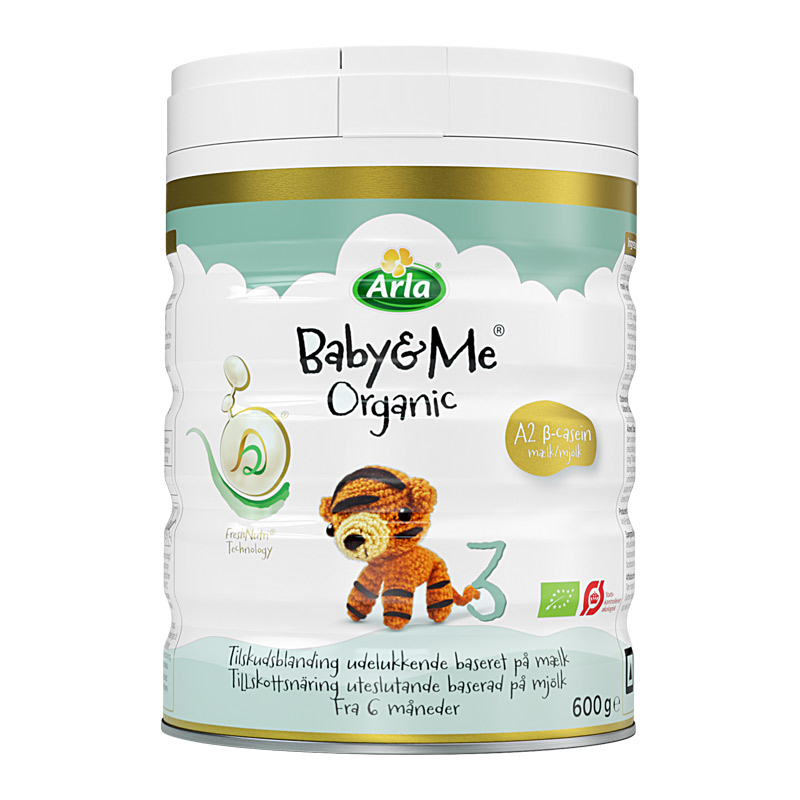 [全新升级A2-3段]丹麦宝贝与我A2有机奶粉3段600克. A2!!Arla Baby&Me Prime Pulver 3 600g 阿拉3  
 Arla3