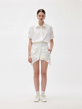 假两件衬衫连衣裙