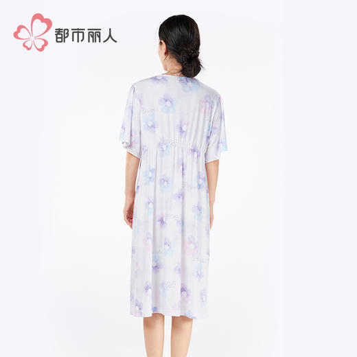 都市丽人女士正价棉质短袖裙薄抗皱绵会员精选短袖类LHH6F1 商品图3