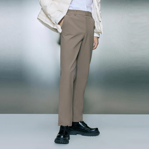 GXG男装 双色弹力休闲简约西裤小脚休闲裤男士  冬季热卖爆款休闲裤 商品图2