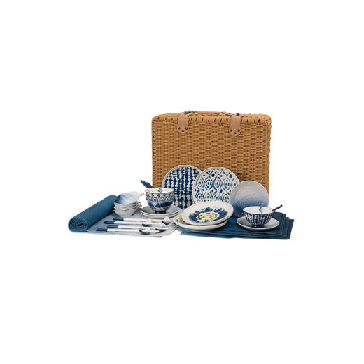 JOYYE 釉下彩新骨瓷浮雕陶瓷碗碟餐具碗盘家用套装2025新款可微波 商品图0