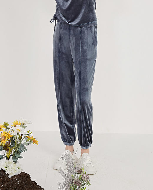 NUTS春季新品时尚休闲宽松显瘦长裤女211073047B 商品图2