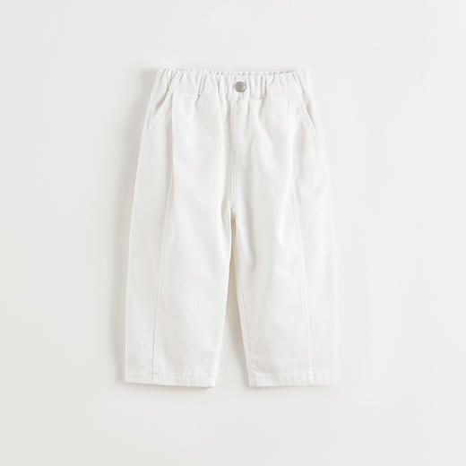 马克珍妮女童时尚简约牛仔裤儿童萝卜裤2025年春装新款裤子250291 商品图3