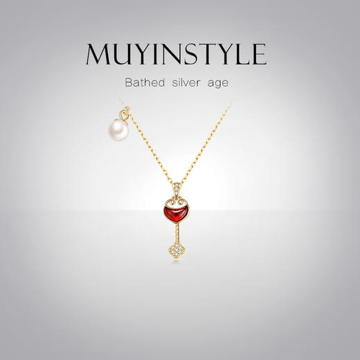 【女神的饰品】沐银时代S925银珍珠如意项链 东方美学 匠心打造 商品图1