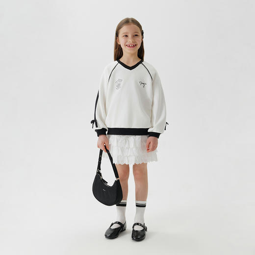 马克珍妮女童芭蕾风绣花蛋糕裙儿童短裙半身裙夏装新款裙子250186 商品图1