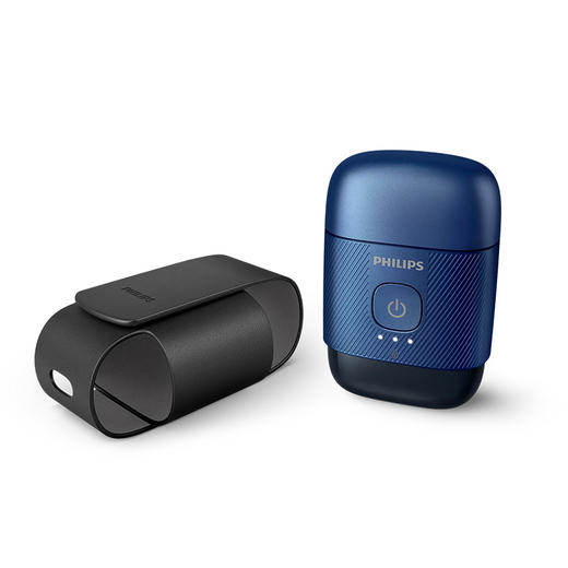 🛒飞利浦PHILIPS剃须刀✅电动鹅卵石便携式刮胡刀胡须🉐全身水洗送男友送长辈生日礼物情人节礼物 蓝宝石S891/05 商品图4