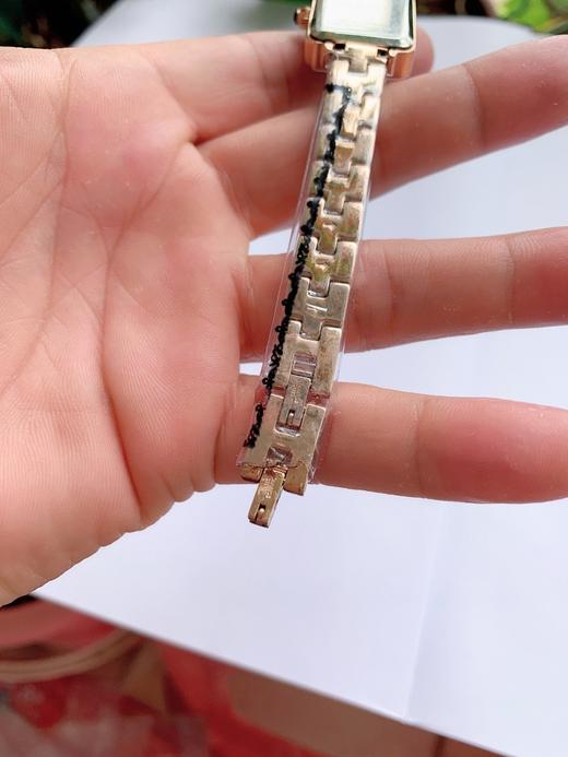【情人节礼物】江疏影同款复古港风小巧精致英国小众皮带小方表ins风简约气质潮 商品图3