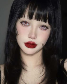 GIRLS'S LINE 半年抛美瞳 恶龙咆哮 直径14.5mm着色13.8mm