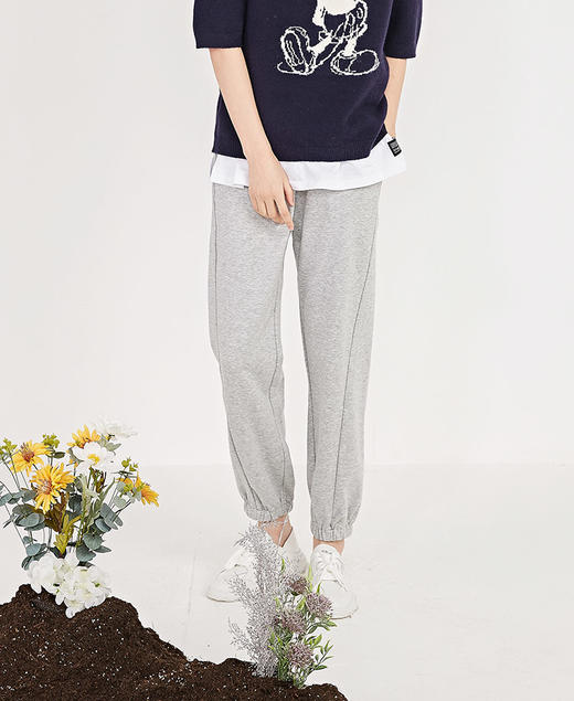 NUTS春季新款纯色时尚长裤女211073106 商品图3