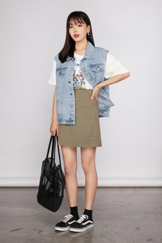 HAYES 水洗牛仔马甲外套 11491 商品图1