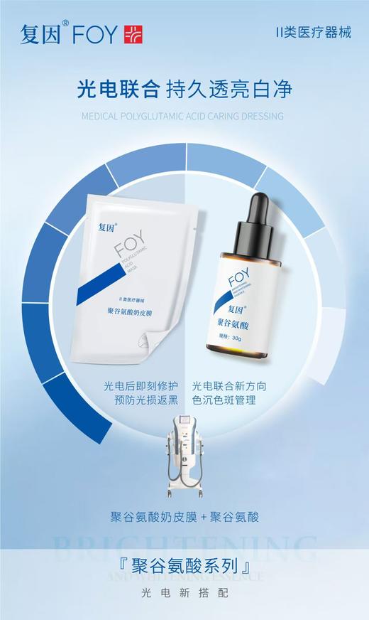 复因医用聚谷氨酸护理敷料GAS-A（灯泡白奶皮面膜） 商品图3