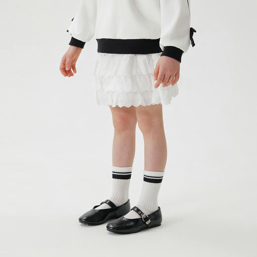 马克珍妮女童芭蕾风绣花蛋糕裙儿童短裙半身裙夏装新款裙子250186 商品图3