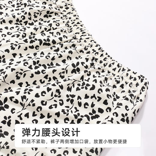 都市丽人女士棉质短袖套装薄32支纯棉单面舒适外出短袖类LHH1C6 商品图7