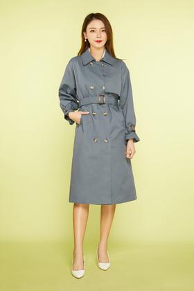 LNNNS 双排扣收腰风衣外套 11468