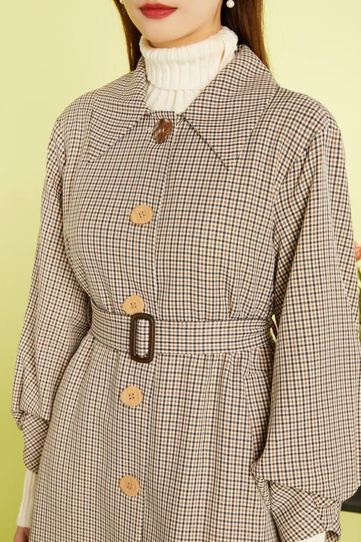 LNNNS 经典格纹长外套 11467 商品图3