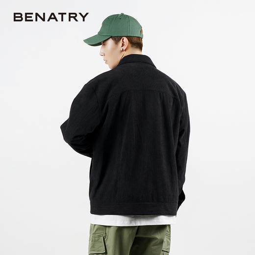 贝纳川经典翻领男士休闲夹克外套ECP100006 商品图4