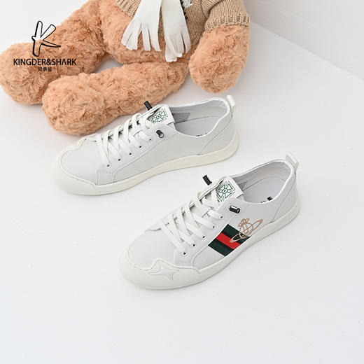 经典鲨2025年春季新品韩版男士平底一脚蹬舒适休闲鞋KW08-513081 商品图1