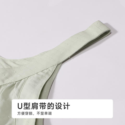 都市丽人女士梭织棉吊带裙薄梭织提花生活家居袖类LHH6C9 商品图5