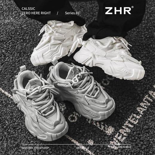 ZHR则则透气增高老爹鞋女春季男女款厚底运动休闲鞋爆款ins百搭鞋 商品图3