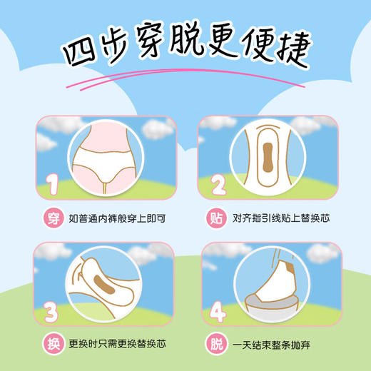 高洁丝日安裤M-L码4片 商品图6