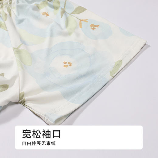 都市丽人女士正价棉质短袖套装薄抗皱绵好睡好眠短袖类LHH2C7 商品图5