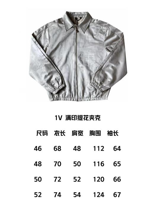 驴家 24fw菲董满印提花刺绣夹克 商品图6