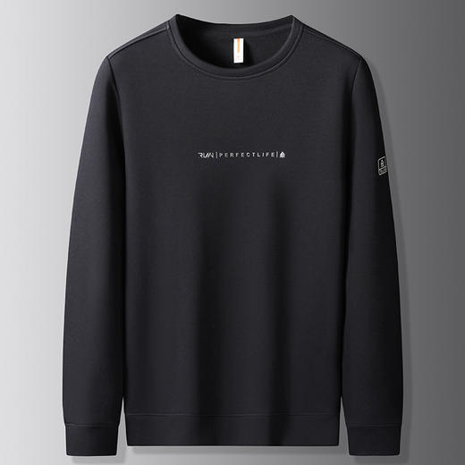 【新款DK】大依优型大码男装宽松休闲圆领卫衣棉质打底衫加肥加大码套头卫衣上衣男士 商品图5